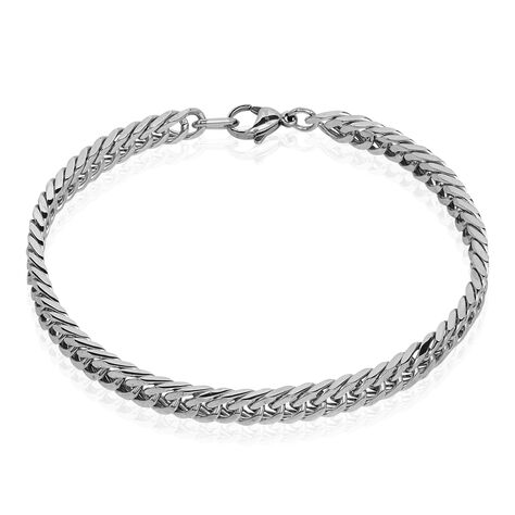 Bracelet Frederic Acier Blanc - Bracelets chaînes Homme | Marc Orian