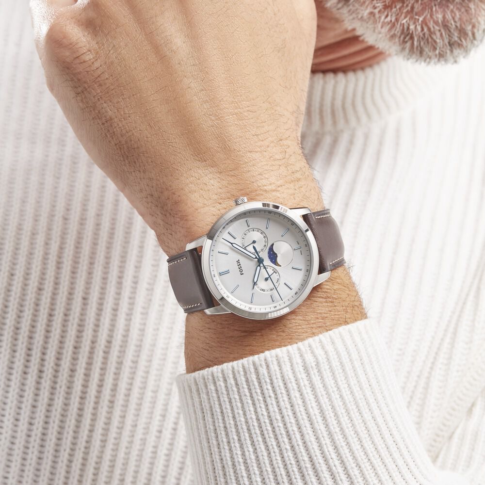 Montre Fossil Neutra Minimalist Argenté - Montres classiques Homme | Marc Orian