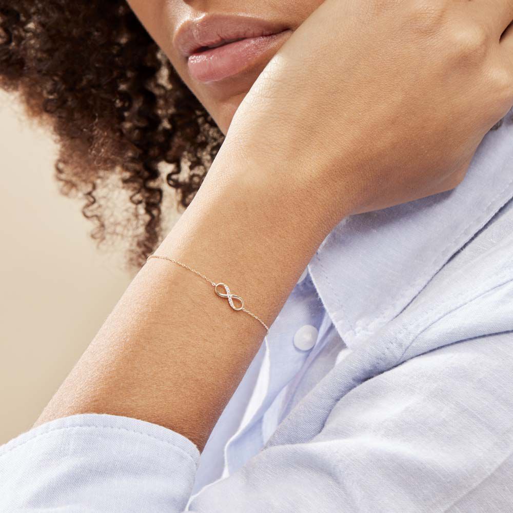 Bracelet Or Jaune Rosius Oxydes De Zirconium - Bracelets chaînes Femme | Marc Orian