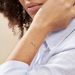 Bracelet Or Jaune Rosius Oxydes De Zirconium - Bracelets cha&icirc;nes Femme | Marc Orian