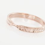 Alliance Or Rose Diamant&eacute;e - Alliances personnalis&eacute;es Femme | Marc Orian