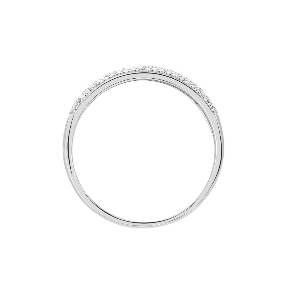Bague Charlotte Or Blanc Diamant Divers - Bagues pierres précieuses Femme | Marc Orian