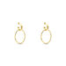 Boucles D'oreilles Pendantes Juhani Acier Jaune - Pendantes Femme | Marc Orian