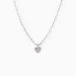 Collier Etincelante Argent Blanc - Colliers ras du cou Femme | Marc Orian