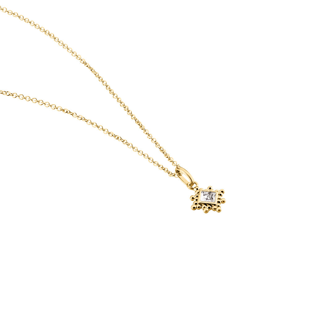 Collier Bobbie Plaqué Or Jaune Oxyde De Zirconium - Colliers avec pierres Femme | Marc Orian