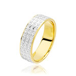 Alliance Shalea Ruban Plat Or Bicolore - Alliances duo Unisex | Marc Orian