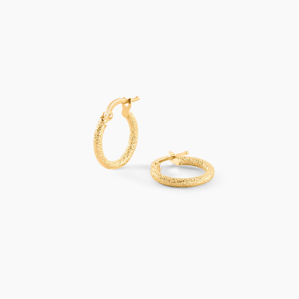 Cr&eacute;oles Edmundo Or Jaune - Cr&eacute;oles Femme | Marc Orian