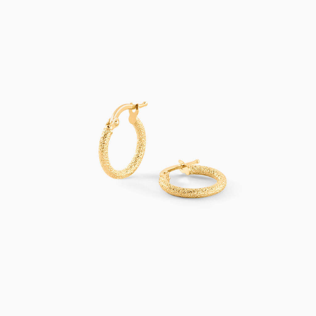 Cr&eacute;oles Edmundo Or Jaune - Cr&eacute;oles Femme | Marc Orian