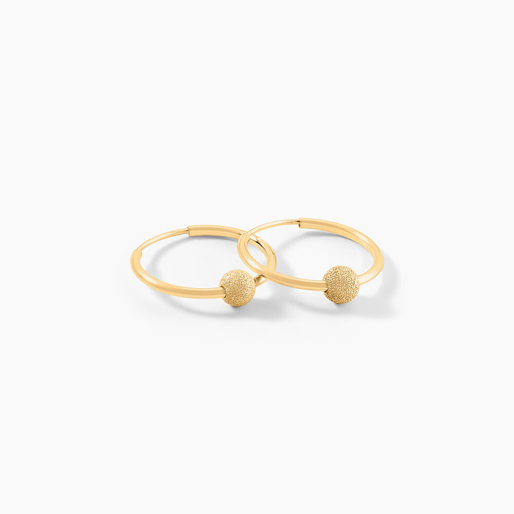Cr&eacute;oles Ariel Or Jaune - Cr&eacute;oles Femme | Marc Orian