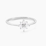 Bague Eclat Argent Blanc Oxyde De Zirconium - Bijoux fantaisie Femme | Marc Orian