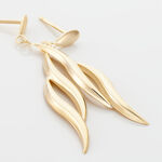 Boucles D'oreilles Pendantes Merone Vagues Or Jaune - Pendantes Femme | Marc Orian