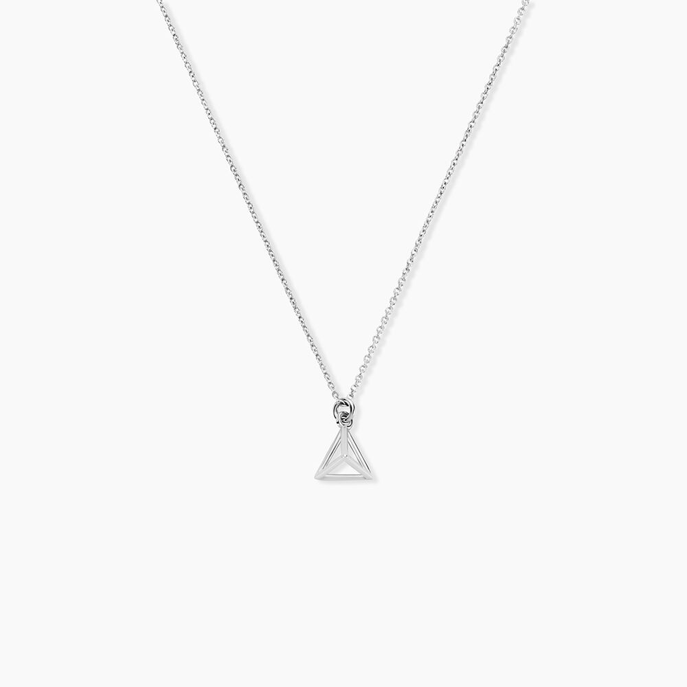 Boucles D'oreilles Puces Cubik Argent Blanc - Colliers fantaisie Femme | Marc Orian