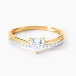 Bague Serafine Or Jaune Oxyde De Zirconium - Solitaires Femme | Marc Orian