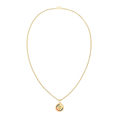 Collier Tommy Hilfiger Compass Acier Jaune - Colliers ete Homme | Marc Orian