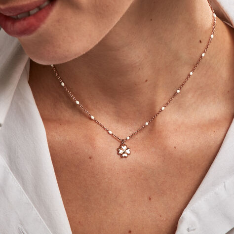 Collier Molly Argent Rose - Colliers Femme | Marc Orian