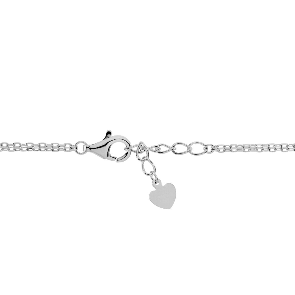 Bracelet Argent Blanc Keylia Oxyde De Zirconium - Bracelets chaînes Femme | Marc Orian