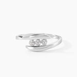 Bague Delphine Or Blanc Diamant - Parures de mariage Femme | Marc Orian