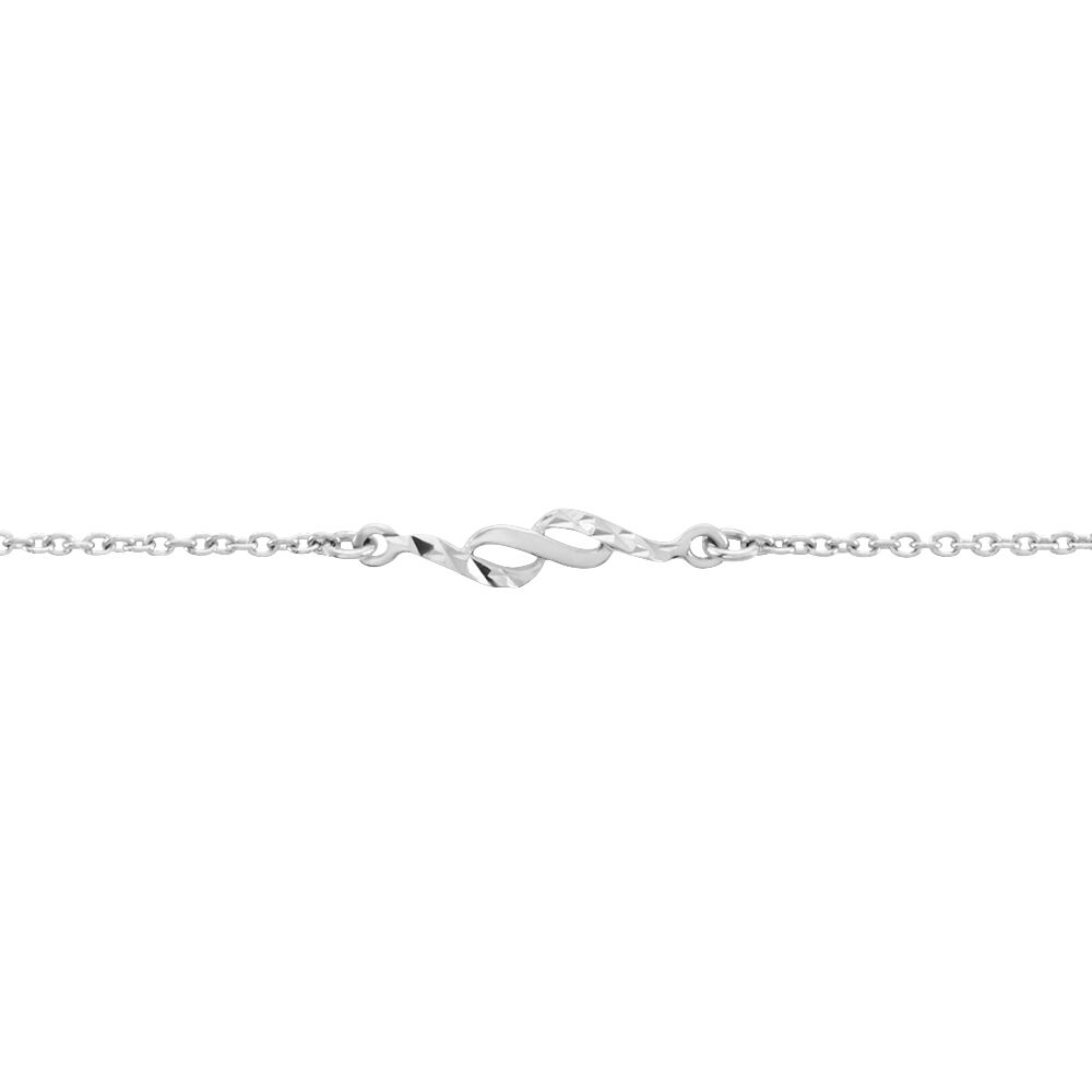 Bracelet Argent Blanc Lempa - Bracelets chaînes Femme | Marc Orian