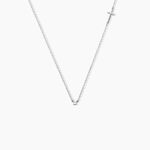 Collier Eloa Argent Blanc Oxyde De Zirconium - Colliers avec pierres Femme | Marc Orian