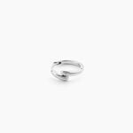 Cr&eacute;oles Antipater Argent Blanc Oxyde De Zirconium - Cr&eacute;oles Femme | Marc Orian