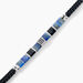 Bracelet Jourdan Jahan Acier Argenté Lapis Lazuli Agate - Bracelets cordons Homme | Marc Orian