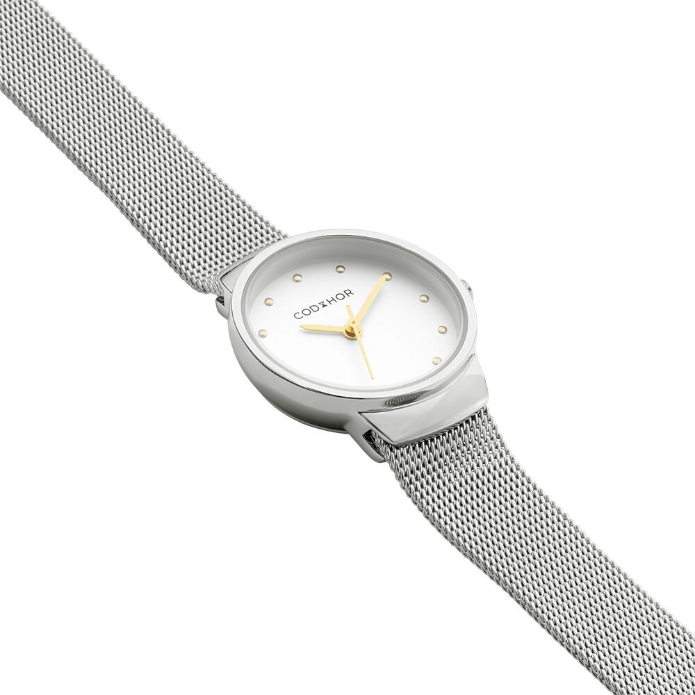 Montre Codhor Fleur Blanc - Montres classiques Femme | Marc Orian