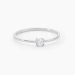 Bague Solitaire 1er Solitaire Argent Blanc Oxyde De Zirconium - Bijoux fantaisie Femme | Marc Orian