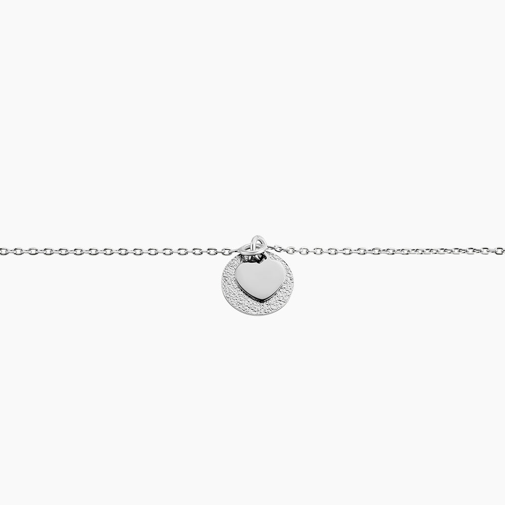 Bracelet Tayra Argent Blanc - Bracelets Medailles Femme | Marc Orian