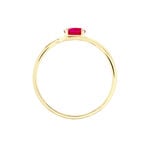 Bague Emotion Or Jaune Rubis Diamant - Bagues vintage Femme | Marc Orian