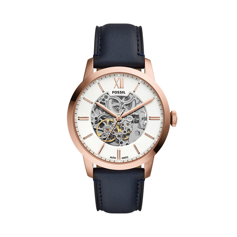 Montre Fossil Townsman Automatic Blanc - Montres automatiques Homme | Marc Orian