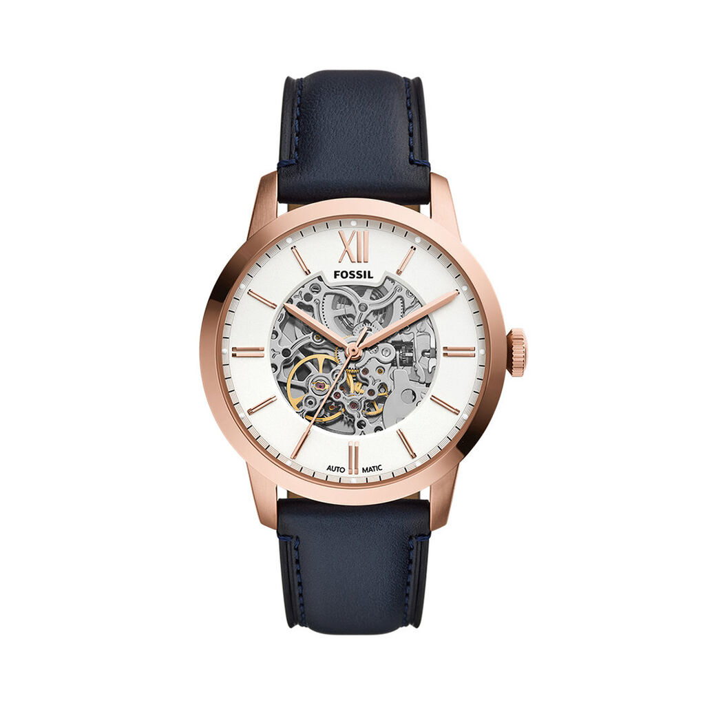 Montre Fossil Townsman Automatic Blanc - Montres automatiques Homme | Marc Orian