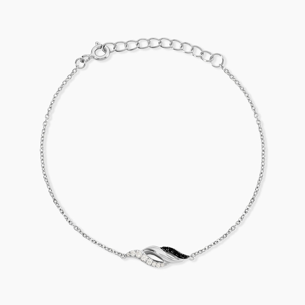 Bracelet Ophelia Argent Blanc Oxyde De Zirconium - Bracelets fantaisie Femme | Marc Orian