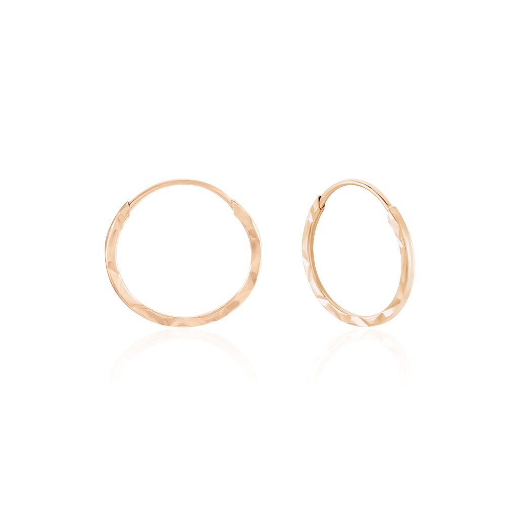 Créoles Valerina Or Rose - Créoles Femme | Marc Orian