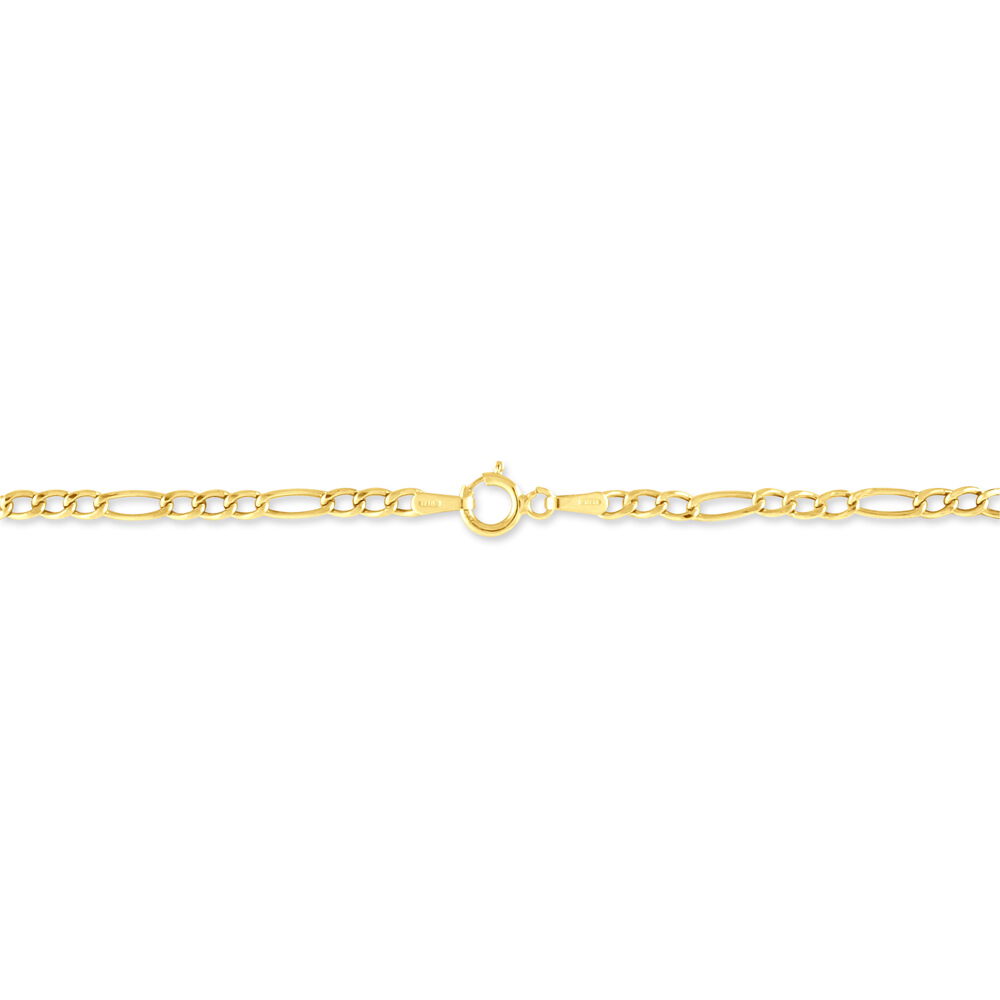 Bracelet Or Jaune Cam&eacute;o Maille Altern&eacute;e 1/3 - Bracelets mailles Femme | Marc Orian