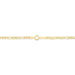 Bracelet Or Jaune Cam&eacute;o Maille Altern&eacute;e 1/3 - Bracelets mailles Femme | Marc Orian