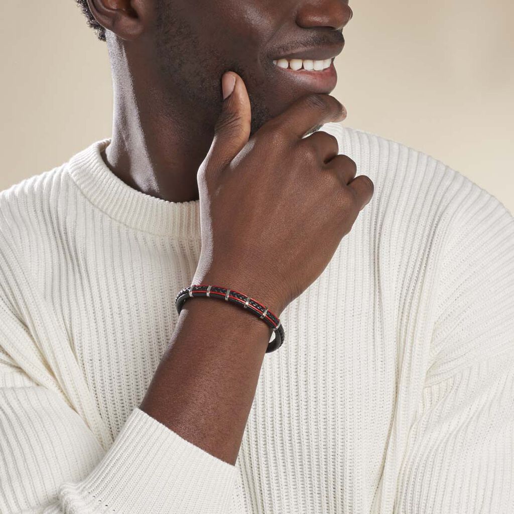 Bracelet Jourdan Kessel Acier Blanc - Bracelets Homme | Marc Orian