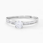 Bague Harem Or Blanc Oxyde - Solitaires Femme | Marc Orian