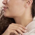 Boucles D'oreilles Puces Daria C&oelig;ur Or Jaune Oxyde De Zirconium - Puces Femme | Marc Orian