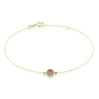 Bracelet Heida Or Jaune Calcédoine