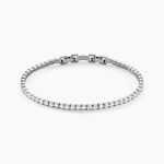 Bracelet Lou-anne Argent Blanc Oxyde De Zirconium Blanc - Bracelets cha&icirc;nes Femme | Marc Orian