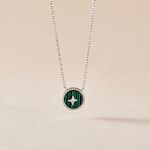 Collier Izarra Argent Blanc Malachite - Colliers avec pierres Femme | Marc Orian