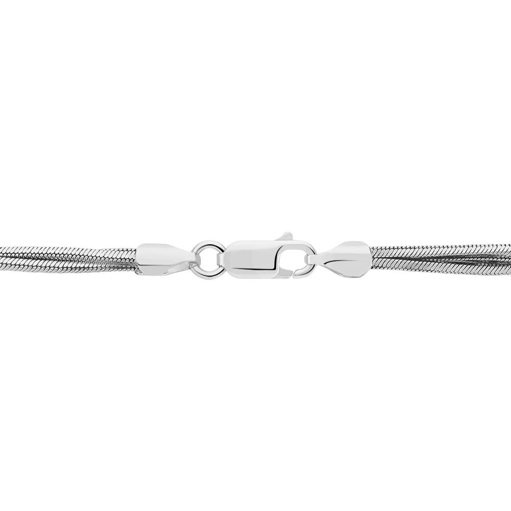 Collier Benedicta Argent Blanc - Colliers Femme | Marc Orian