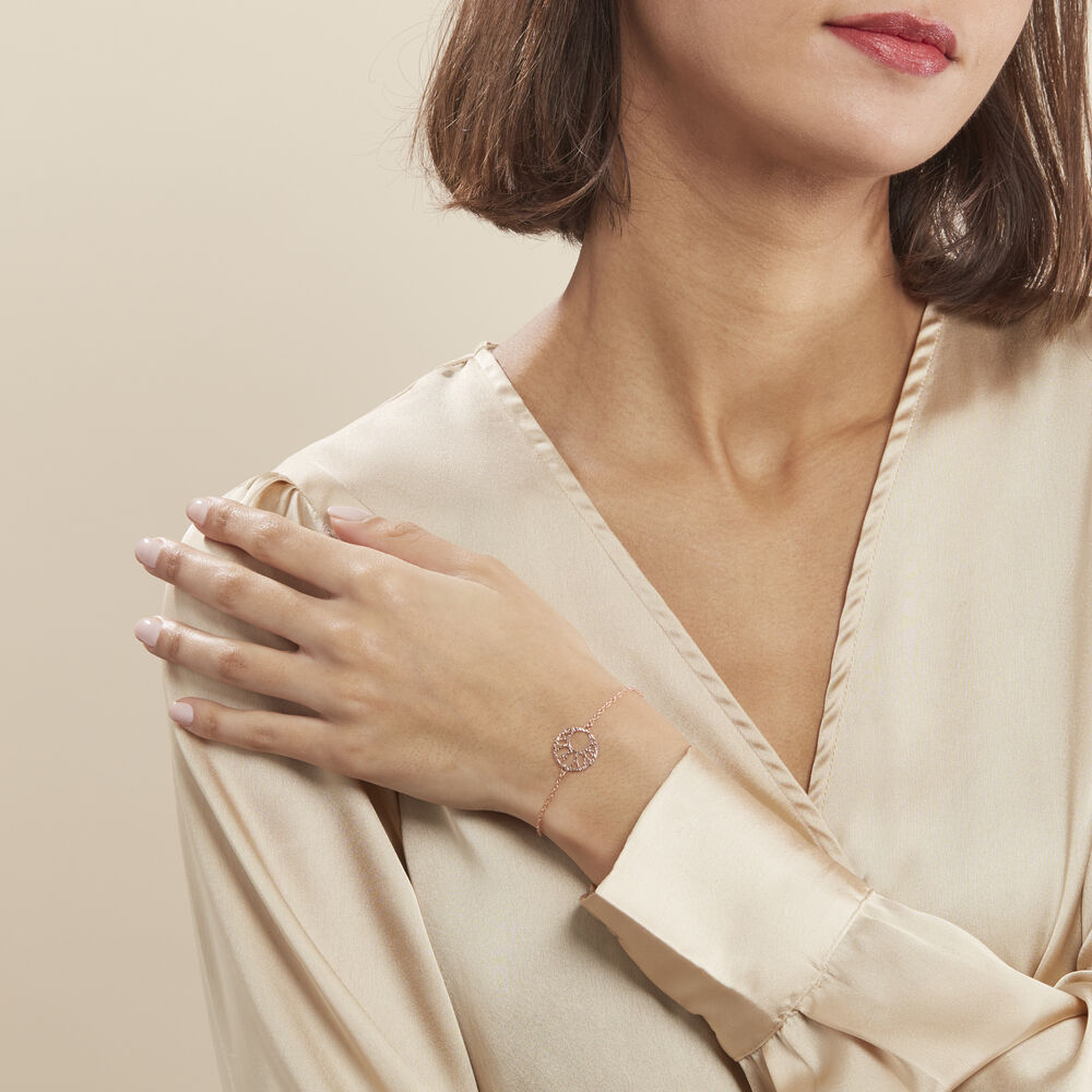 Bracelet Slorane Argent Rose -  Femme | Marc Orian