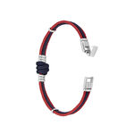 Bracelet Agarae Acier Blanc - Bracelets cordons Homme | Marc Orian
