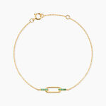 Collier Shalona Or Jaune Emeraude - Bracelets cha&icirc;nes Femme | Marc Orian