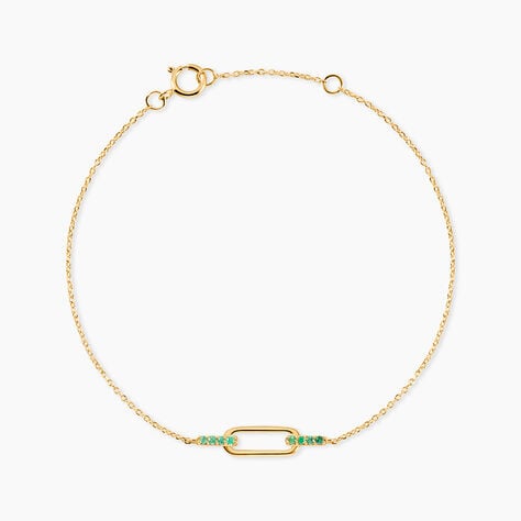 Collier Shalona Or Jaune Emeraude - Bracelets cha&icirc;nes Femme | Marc Orian