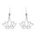 Boucles D'oreilles Pendantes Raia Argent Blanc - Pendantes Femme | Marc Orian
