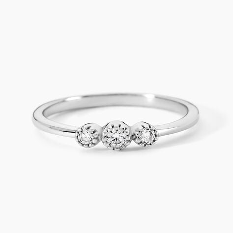 Bague Donya Argent Blanc Oxyde De Zirconium - Bijoux fantaisie Femme | Marc Orian