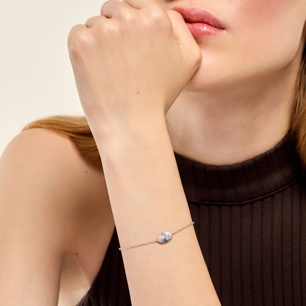 Bracelet Erell Argent Blanc Oxyde De Zirconium - Bracelets fantaisie Femme | Marc Orian