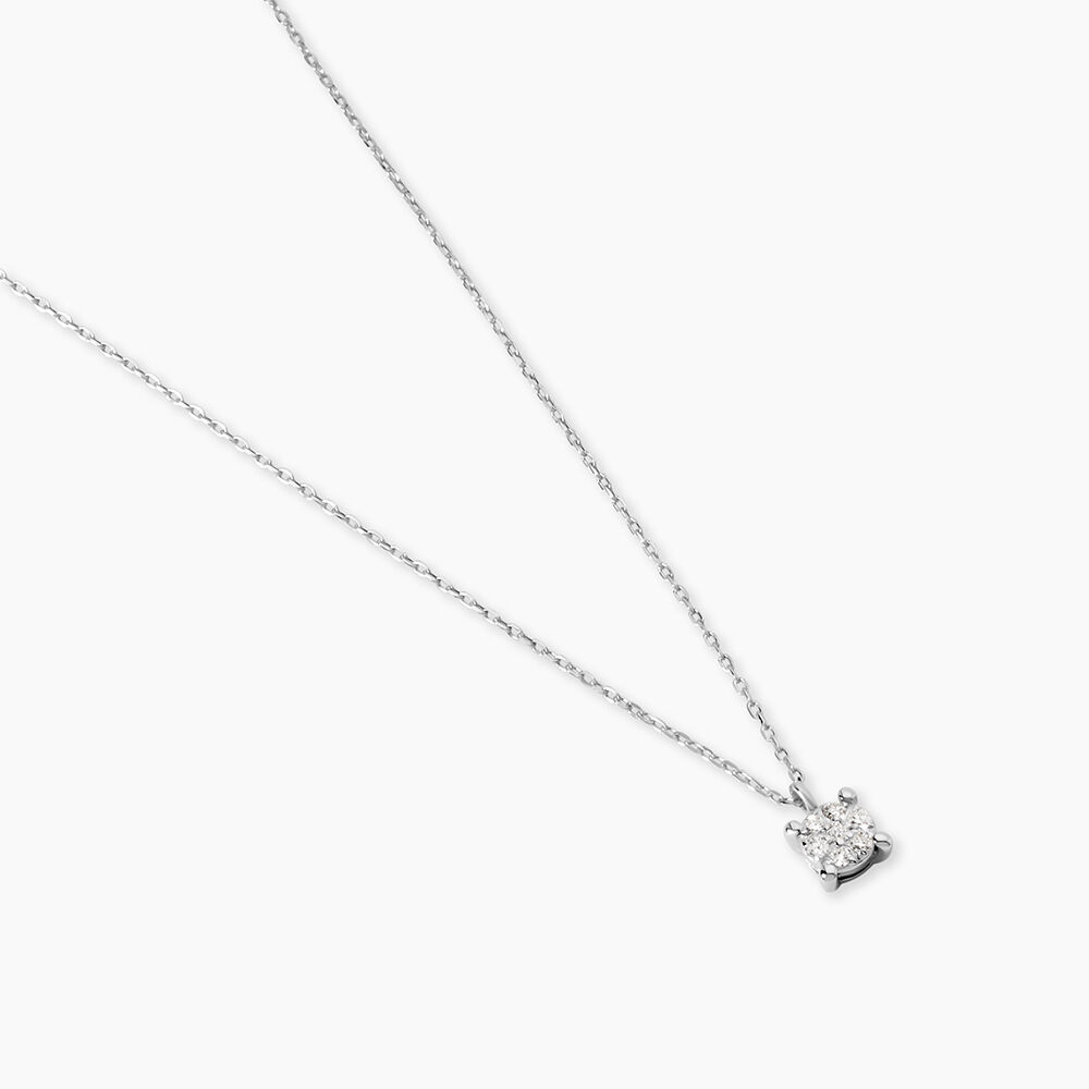Collier Kate Or Blanc Diamant - Colliers avec pierres Femme | Marc Orian